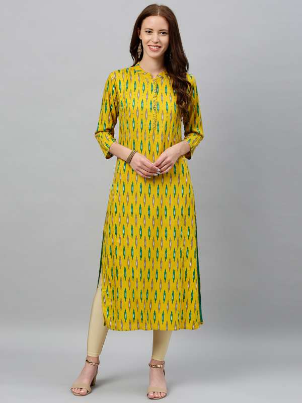 Ikat print kurtis hotsell