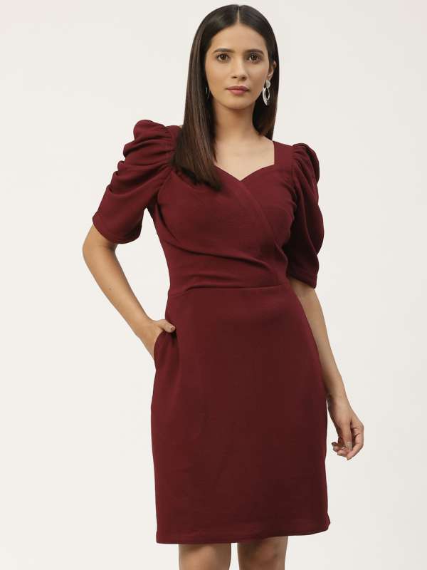 Wrap best sale dress myntra