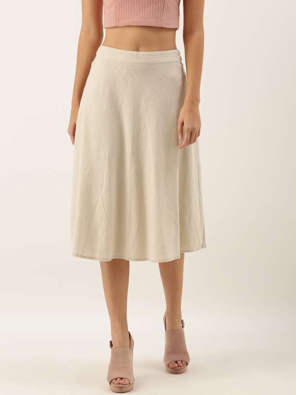 white linen skirts sale