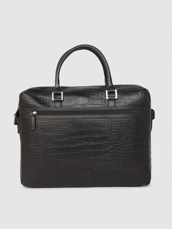 Buy Hidesign Slv15 Black Formal Leather Laptop Bag for Men Online At Best  Price @ Tata CLiQ