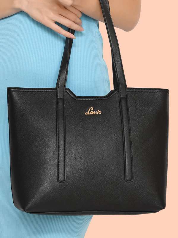 Black tote bags online india clearance