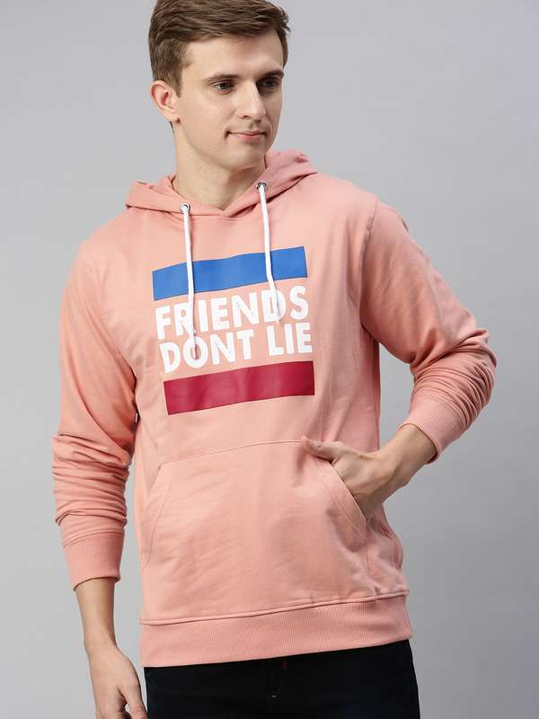 peach colour hoodie mens