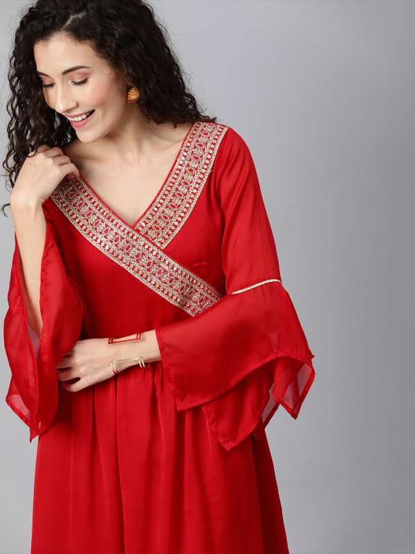 ethnic gowns online myntra