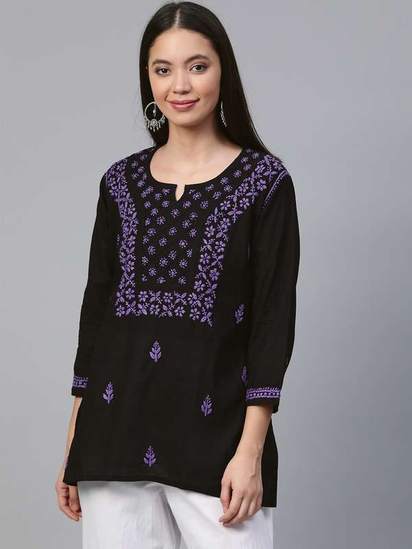 black colour kurtis