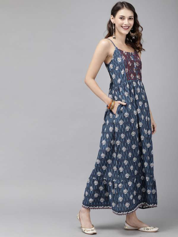 cotton long maxi dress