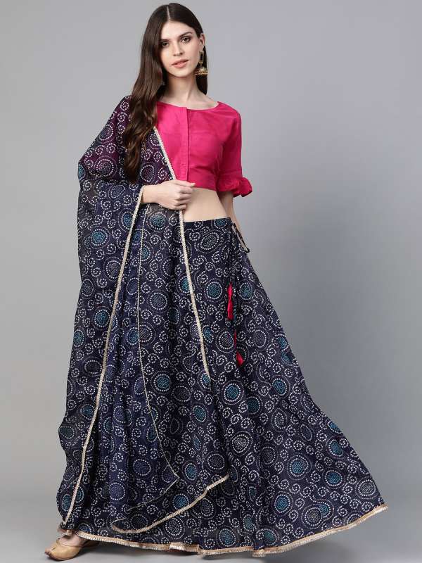 bandhani chaniya choli designs