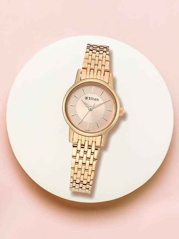 Titan rose gold sales watches for mens