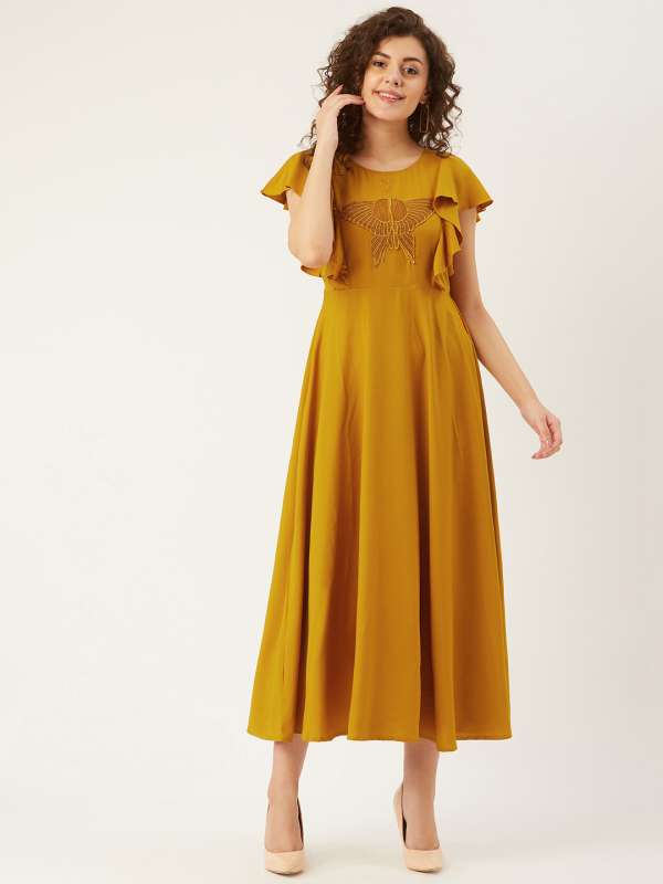 Butterfly on sale long frock