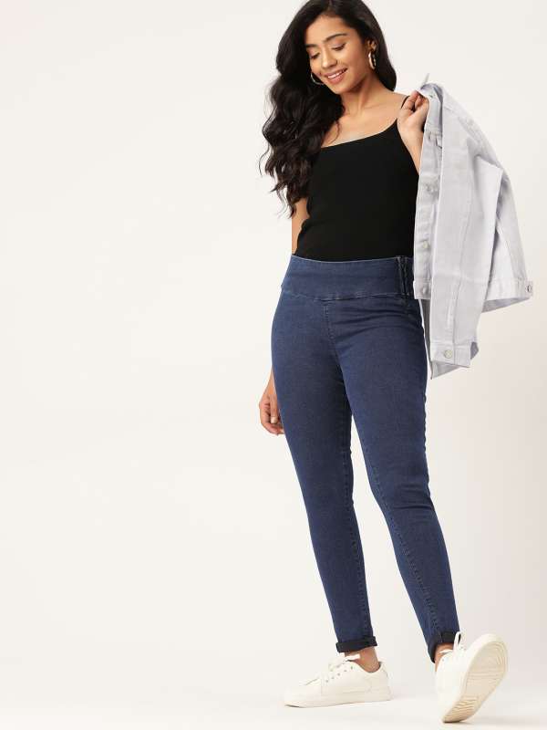 women's jeans jeggings on myntra