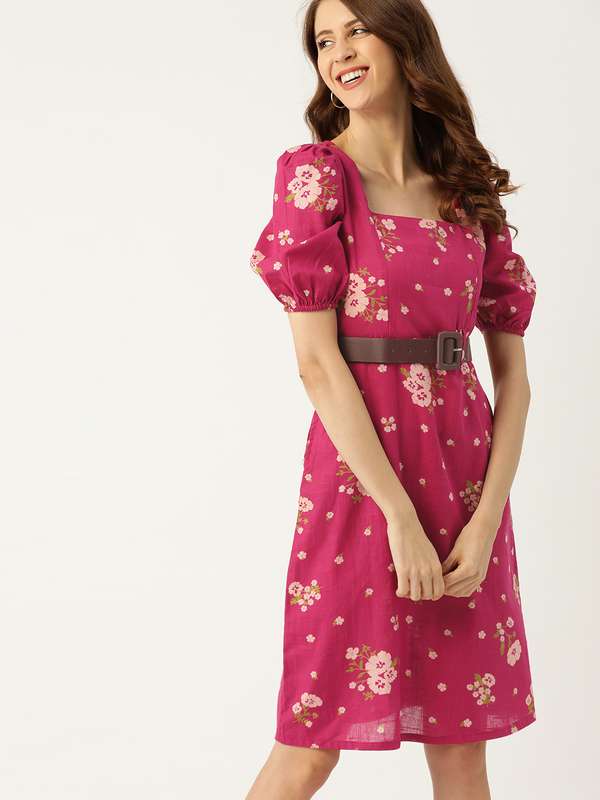 Myntra a line dress clearance