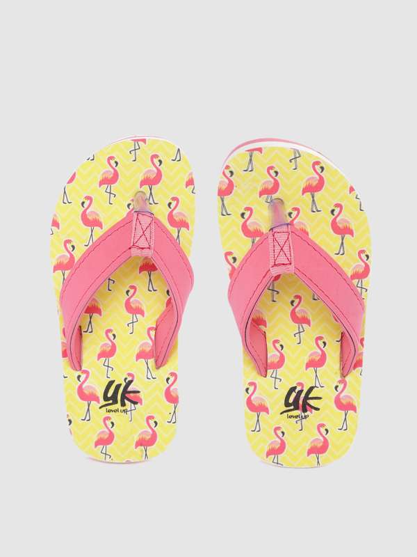 Girls flamingo hotsell flip flops