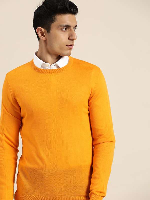 mustard yellow sweater men