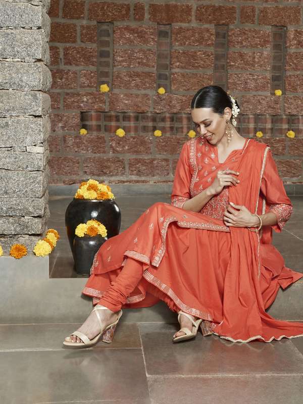 Biba orange suit set store