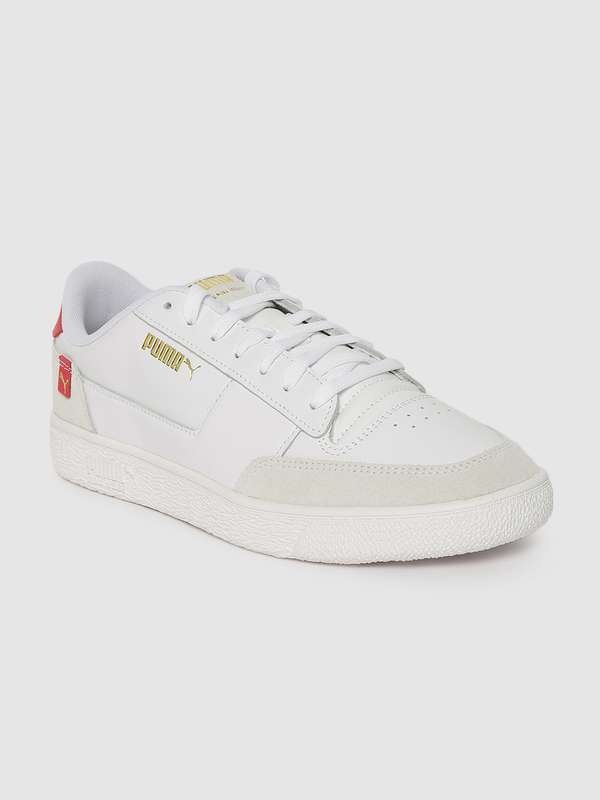 puma white sneakers myntra