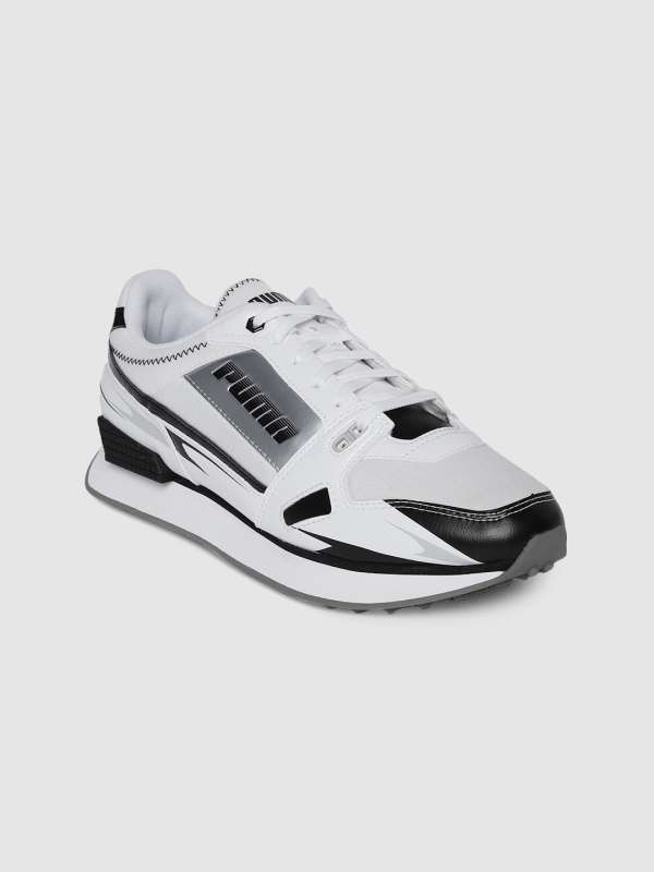 puma white sneakers myntra