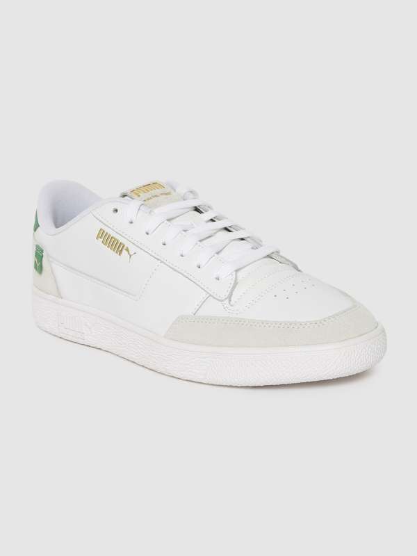 puma white sneakers myntra