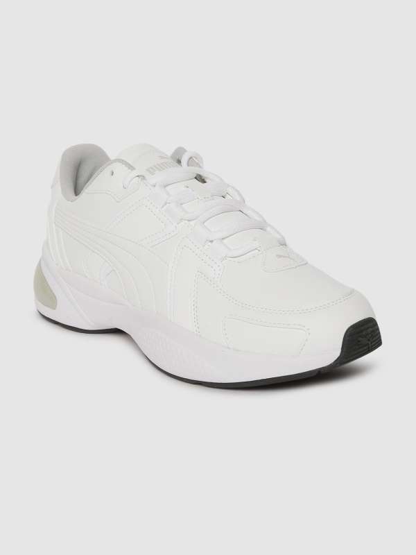 puma white sneakers myntra