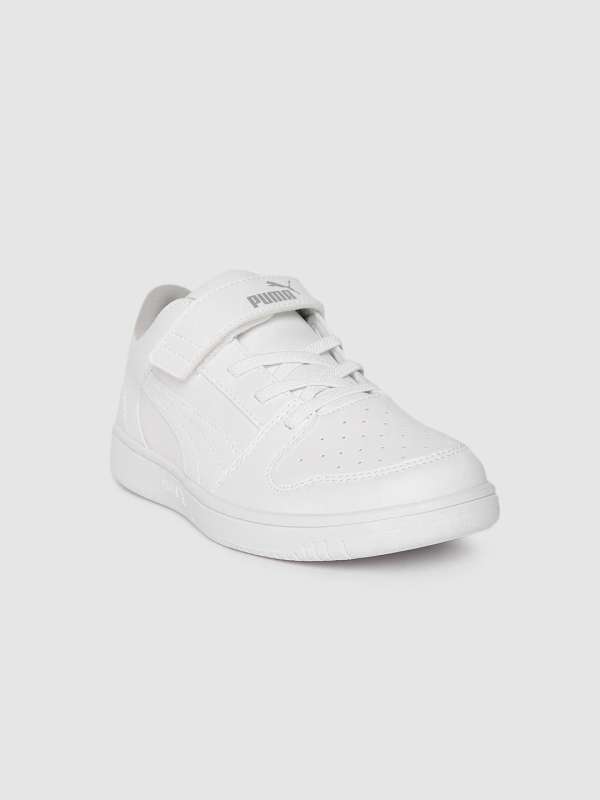 puma white sneakers myntra