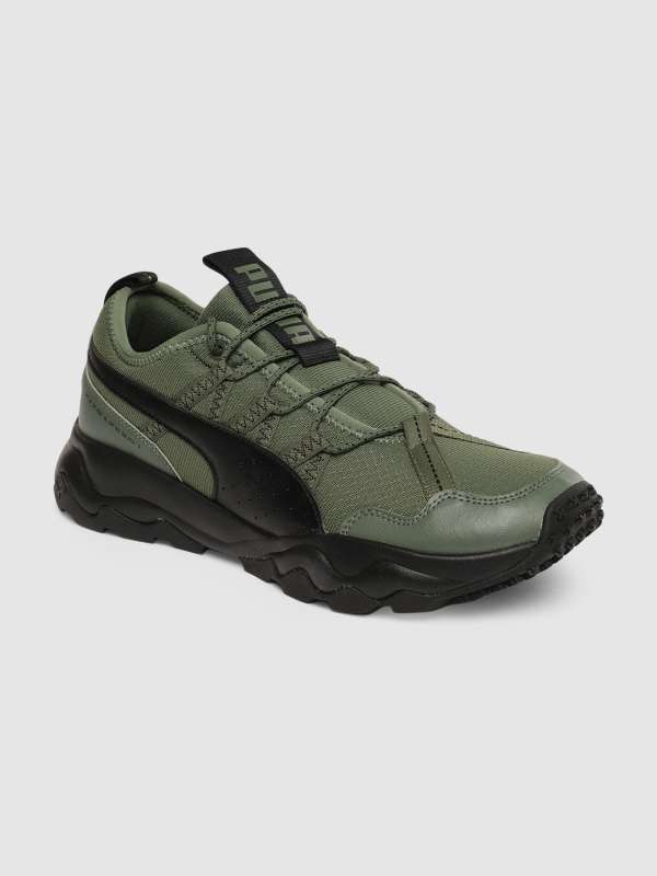 puma olive green shoes