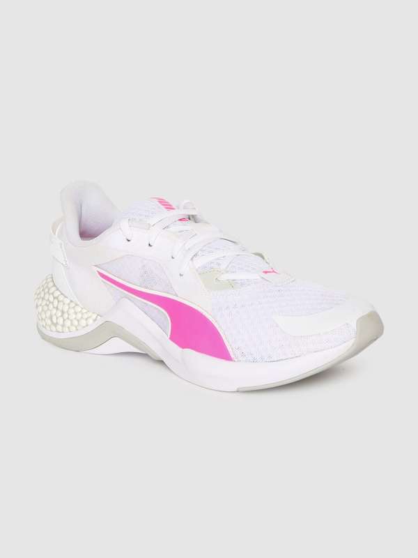 puma white sneakers myntra