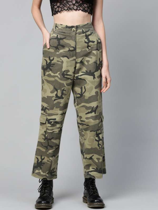 Unisex Military Combat Cargo Trousers Womens Casual Pants Work Wear Party  Jeans  eBay