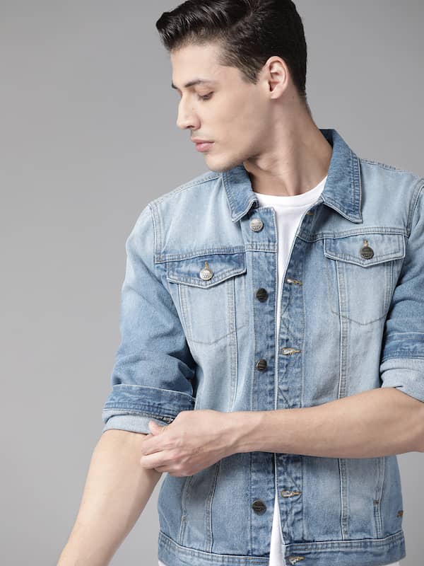 Shop Classic Denim Jacket for Men from latest collection at Forever 21   330663