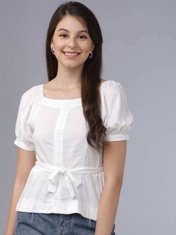 Off white top womens deals