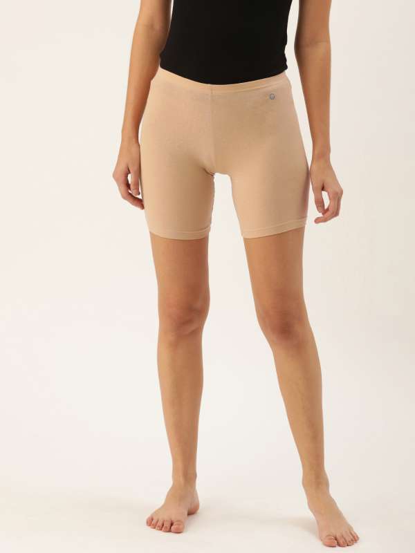 Enamor Women's Shorts (Beige, S),Size-S
