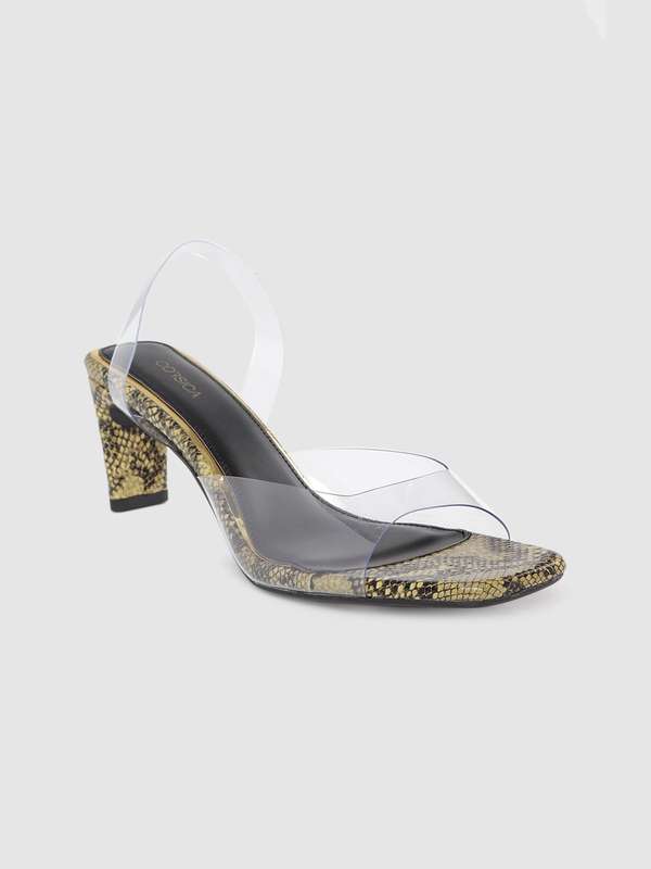 transparent heel sandals online