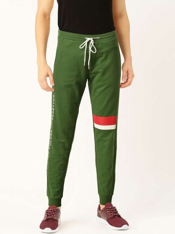 benetton track pants