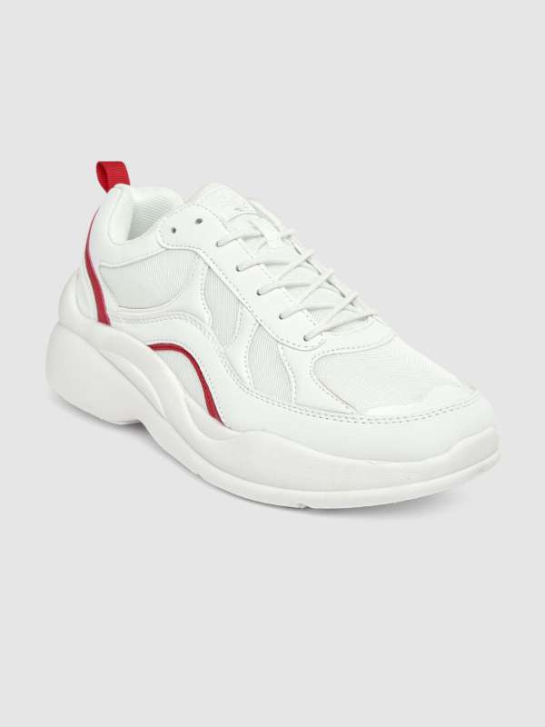 wrogn white sneakers myntra