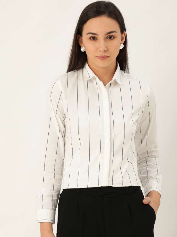 White formal clearance shirt ladies