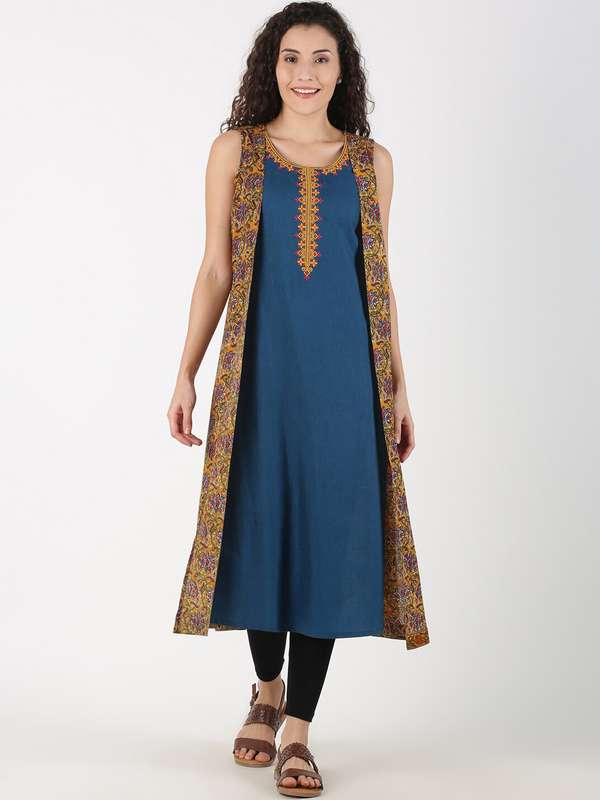 saffron threads kurtis