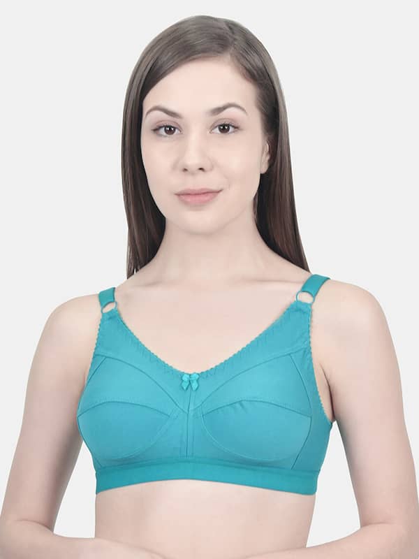 Buy Innocence Women's Non-Padded Wirefree Denim Look T-Shirt Bra-Red for  Women Online in India