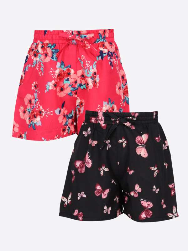 shorts for girls myntra