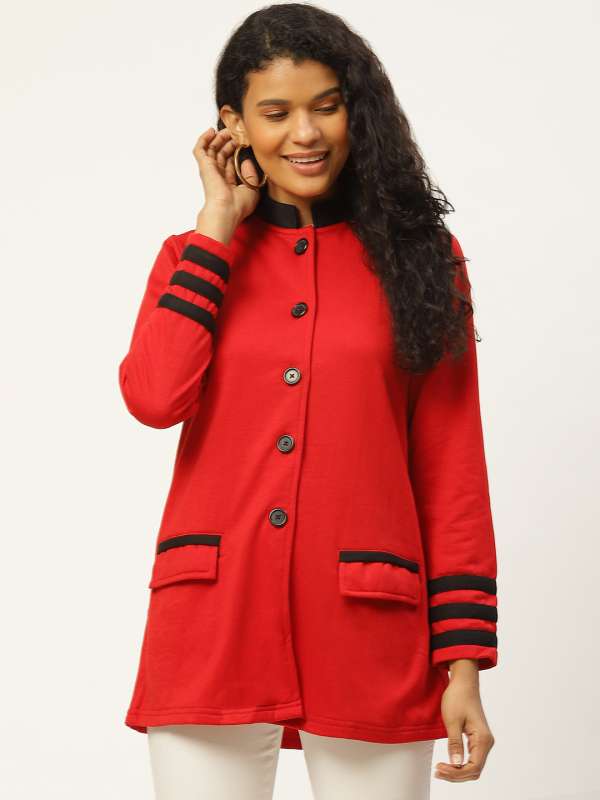 Red coats online for women