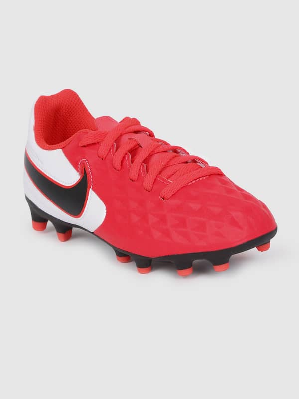 nike football boots red and white