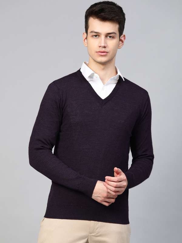 blackberry half sweater