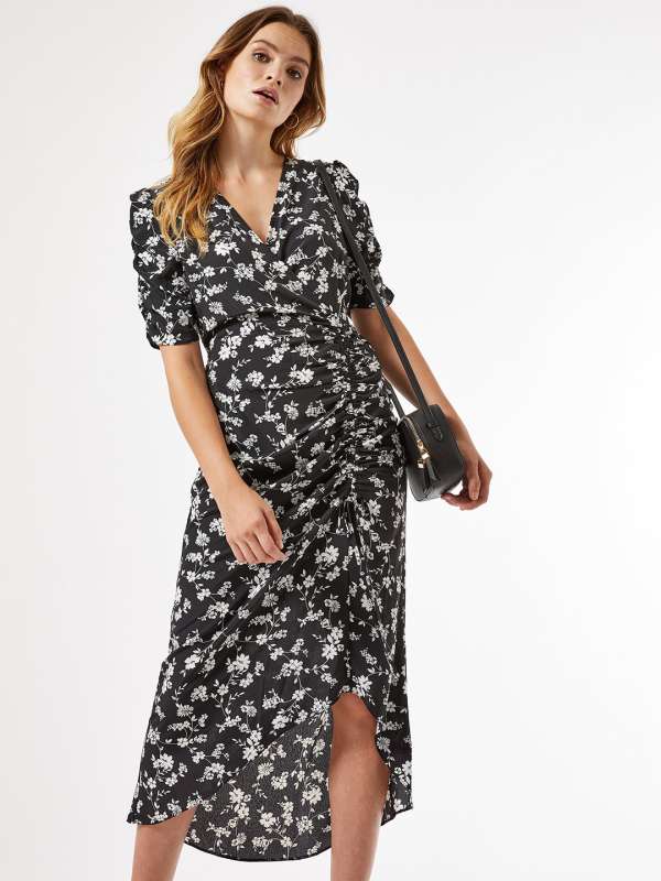 wrap dress myntra