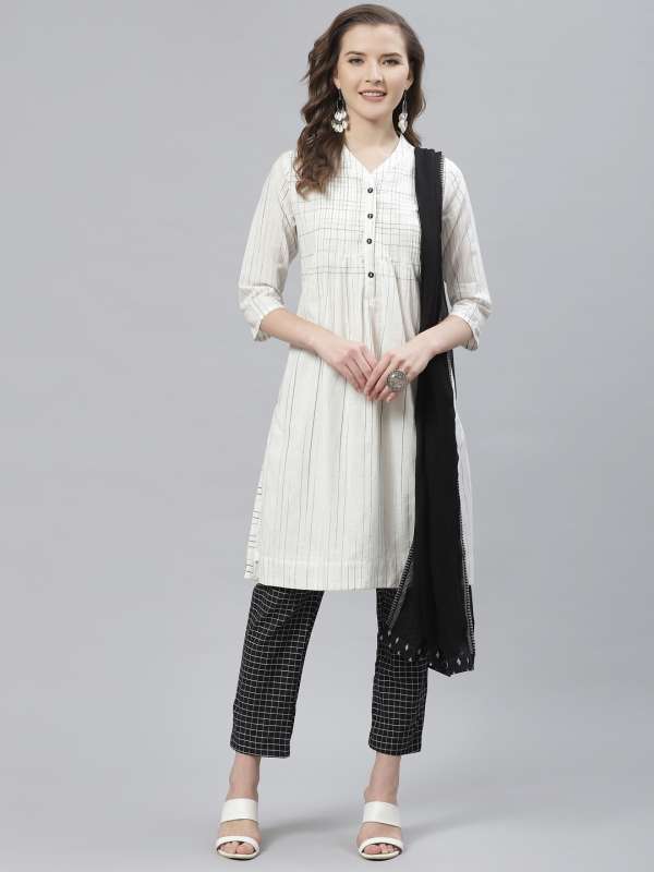 Shop Black and White Suits for Women Online in India  Libas