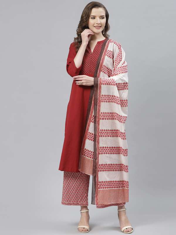 Biba palazzo suits myntra clearance
