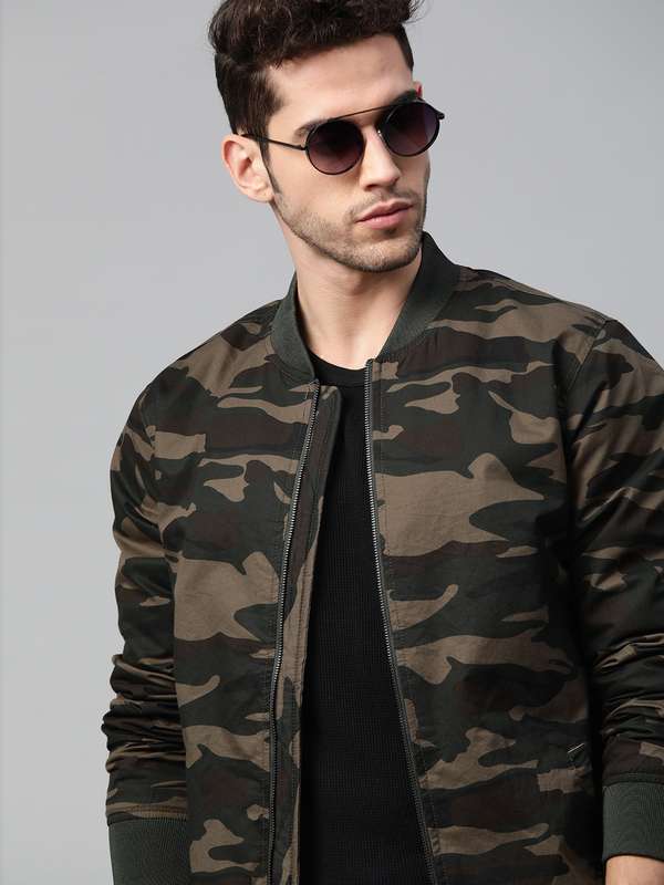 Camo print winter jacket Clearance