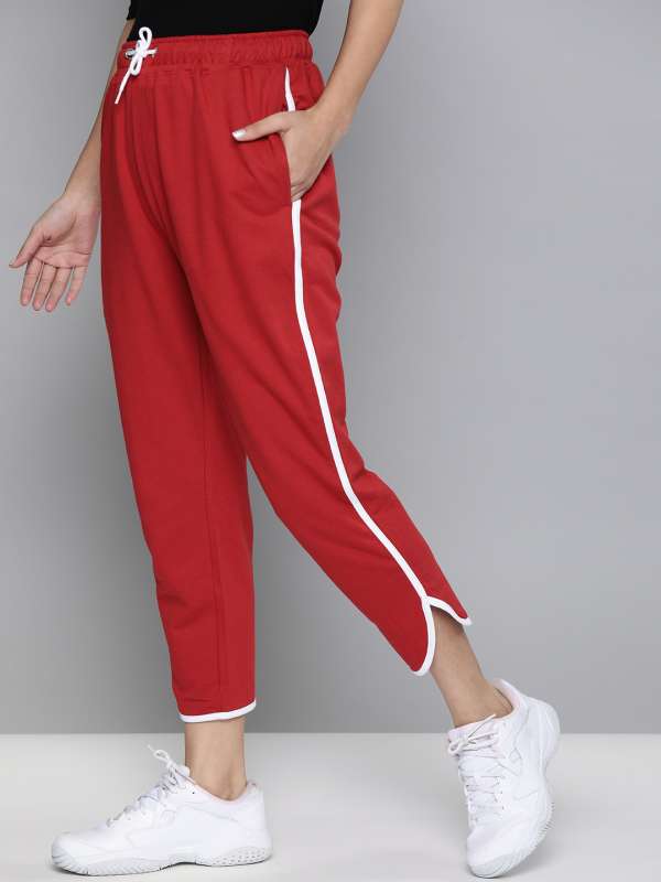 sporto red track pants