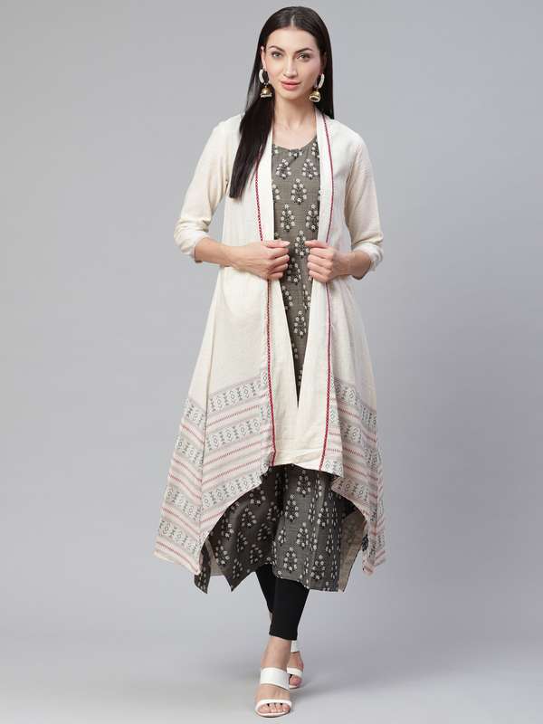 kurta with shrug