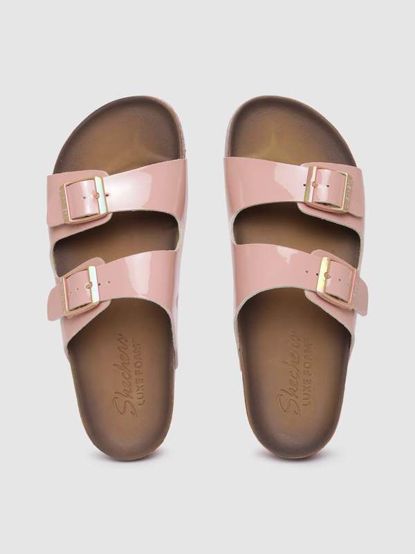 skechers peep toe flats