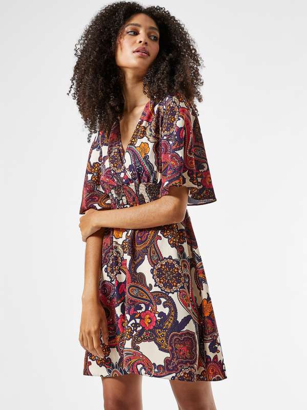 wrap dress myntra