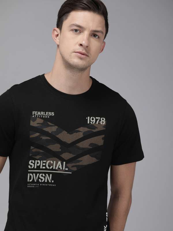 army t shirt myntra