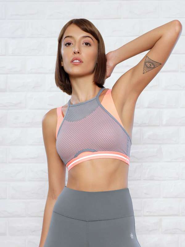 Zelocity High Impact Front Open Sports Bra Grey 4677979htm - Buy Zelocity High  Impact Front Open Sports Bra Grey 4677979htm online in India