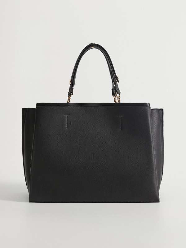 black handbag myntra