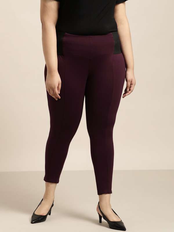 myntra black jeggings